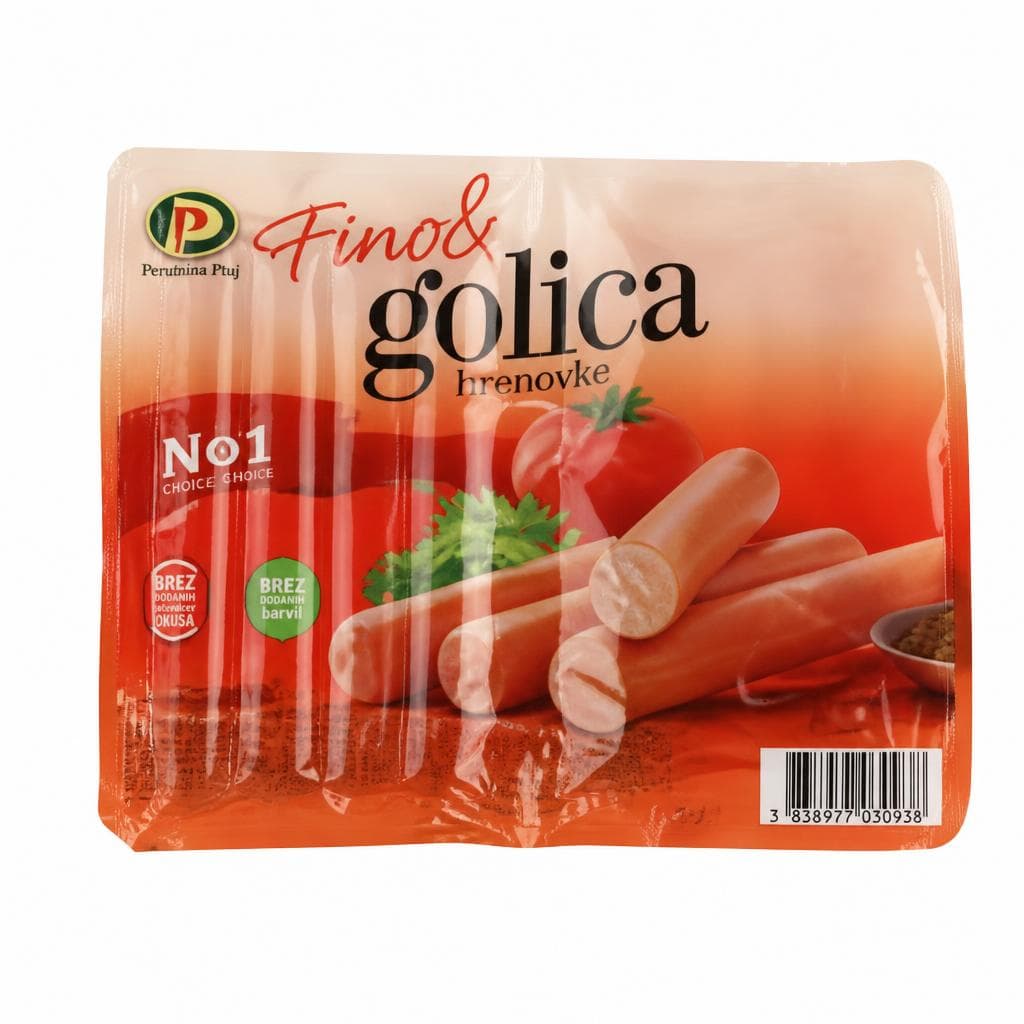 Golica hrenovke 400 g Akcija v trgovini Tuš