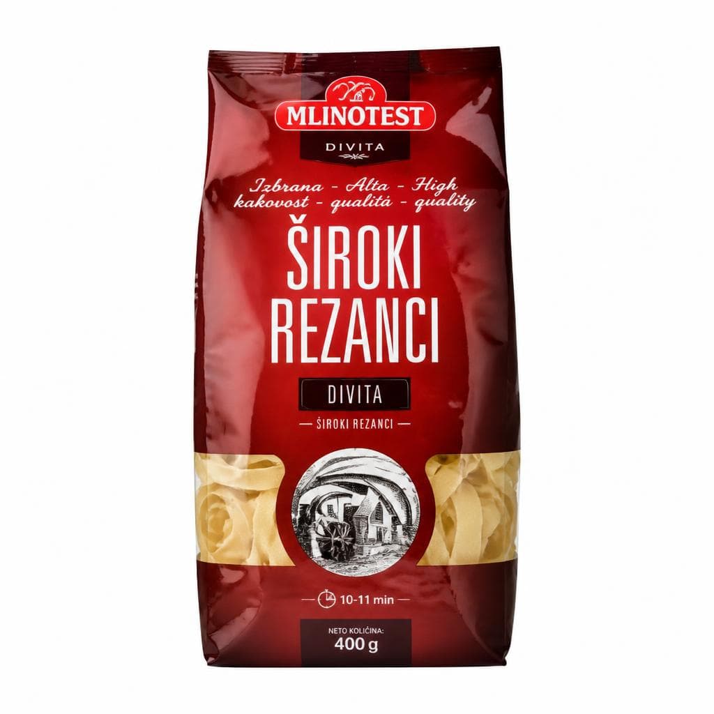 Široki rezanci 400 g Divita Akcija v trgovini Spar