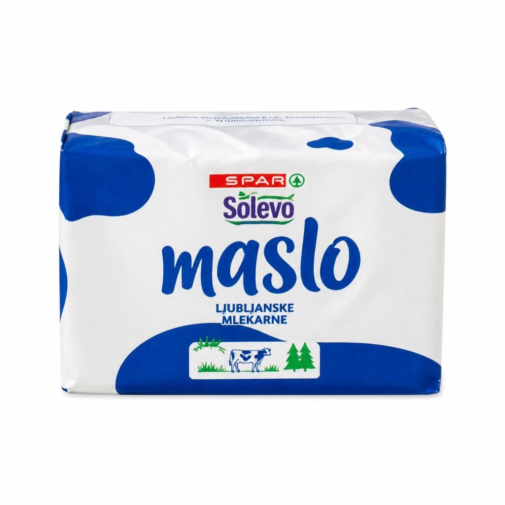 SPAR Solevo maslo 250 g Akcija v trgovini Spar