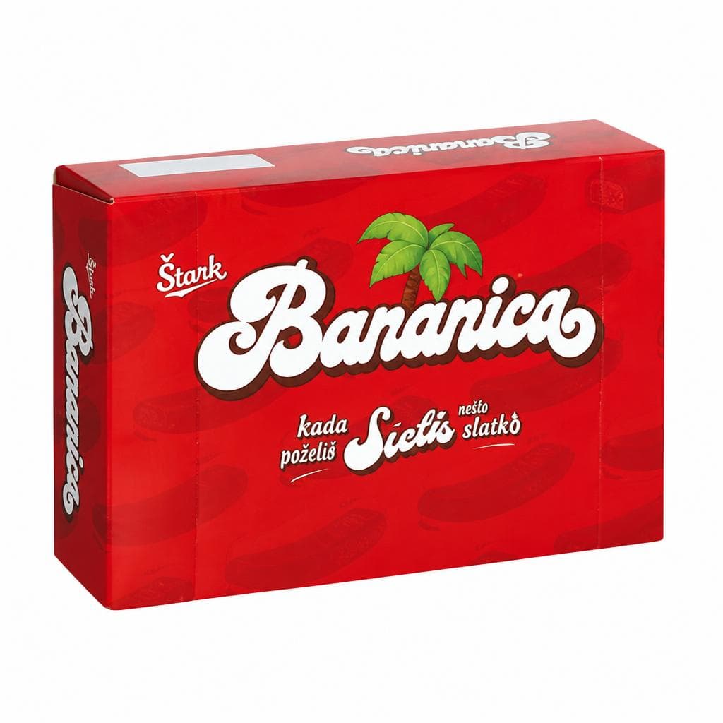 Štark Bananice čokoladne bananice 250 g Akcija v trgovini Spar