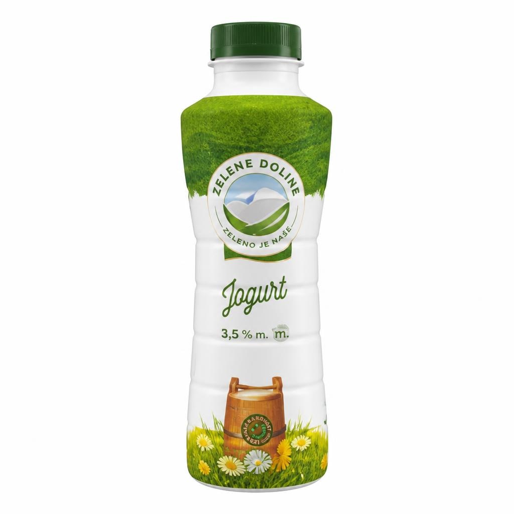Navadni jogurt 1 kg ZELENE DOLINE - Akcija v trgovini Spar