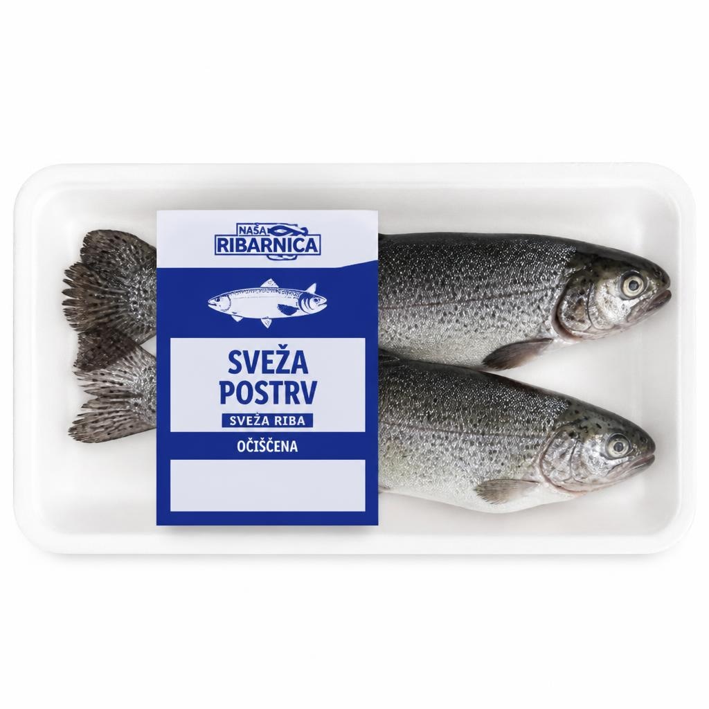Naša Ribarnica sveža postrv 550 g Akcija v trgovini Lidl