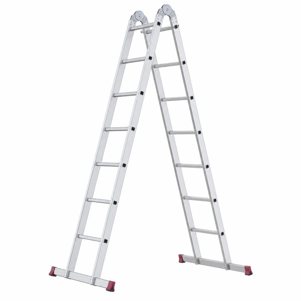 Večnamenska aluminijasta lestev KRAUSE Akcija v trgovini Bauhaus