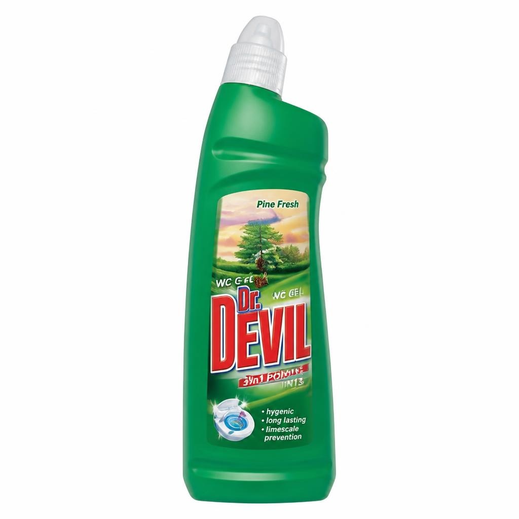 Gel za čiščenje WC školjke Dr. Devil 400 ml Akcija v trgovini E.Leclerc