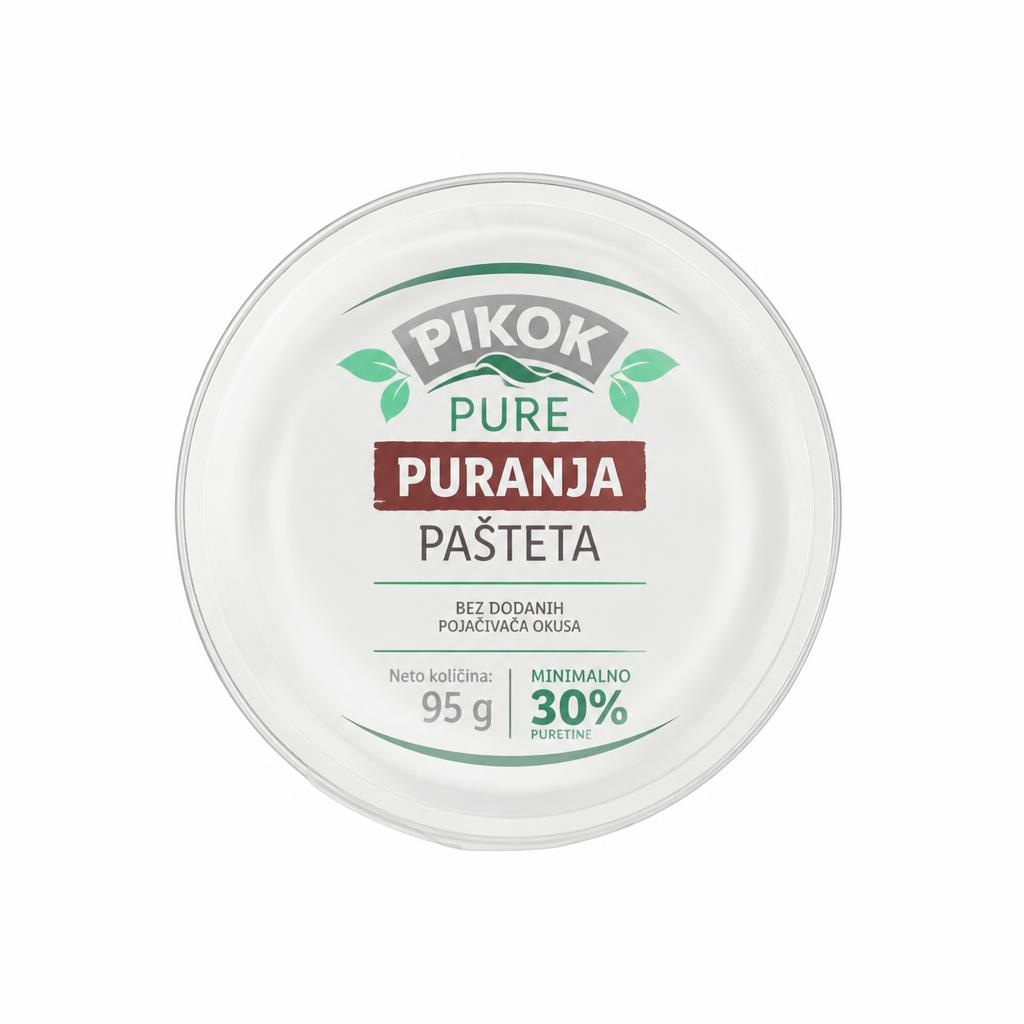 Pikok Pure puranja pašteta 95 g Akcija v trgovini Lidl