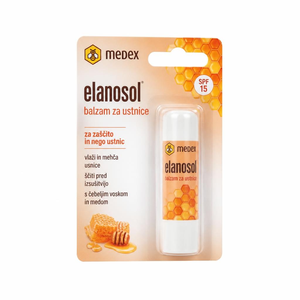 Medex Elanosol balzam za ustnice Akcija v trgovini Tuš