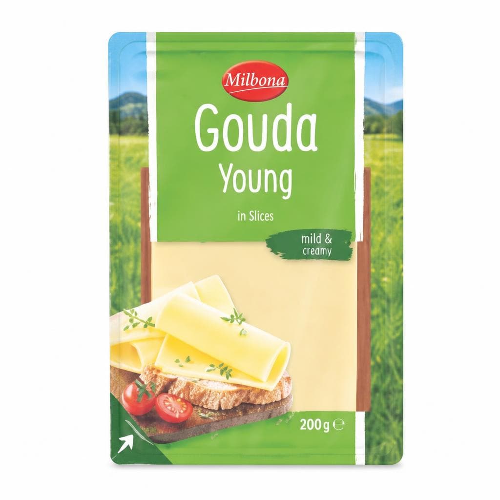 Milbona gavda sir v rezinah 200 g Akcija v trgovini Lidl