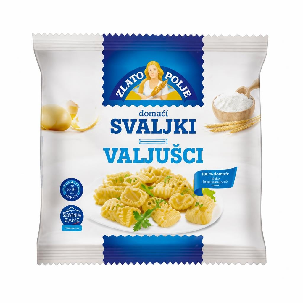 Domači svaljki Zlato Polje 400 g Akcija v trgovini Tuš