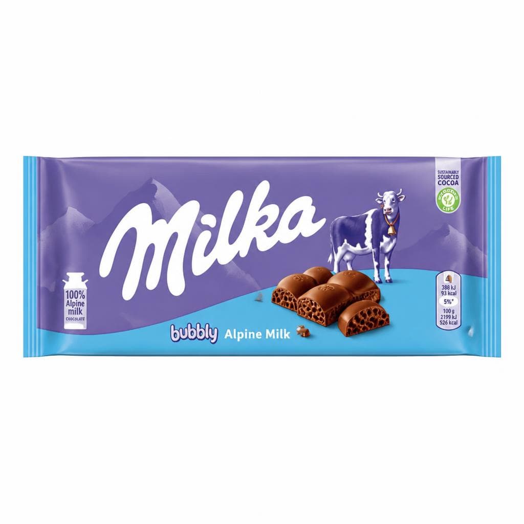 Milka Bubbly čokolada 90 g Akcija v trgovini Spar