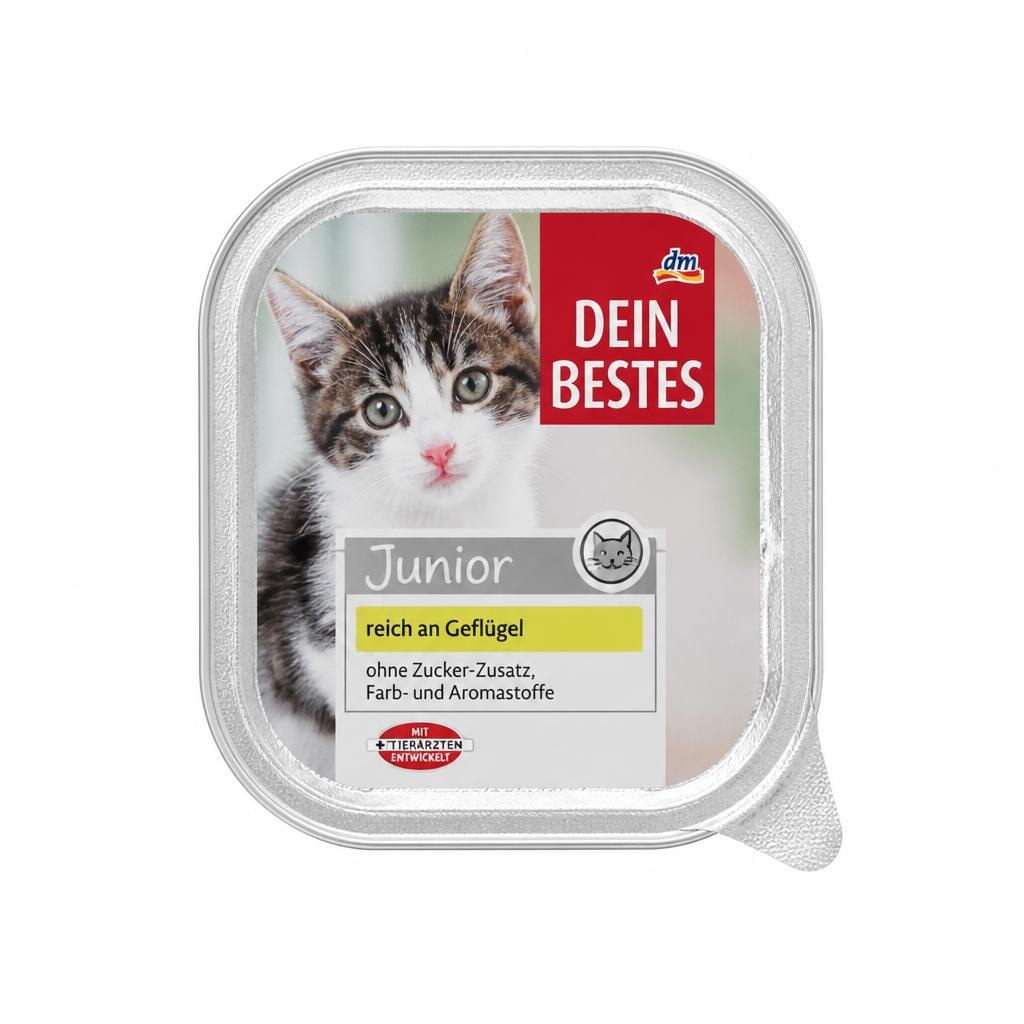 DEIN BESTES Junior popolna hrana za mačke 100 g - Akcija v trgovini Dm