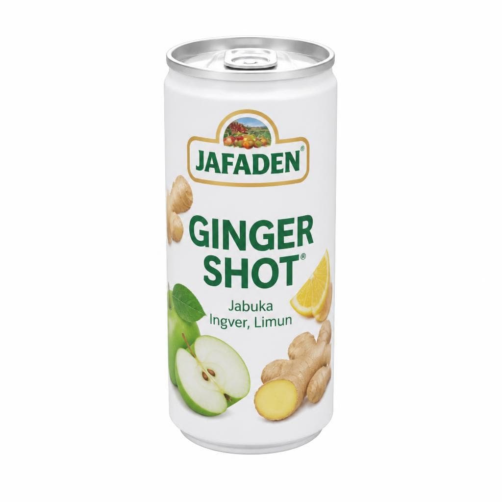 Sok jabolka, ingverja in limone Jafaden Ginger Shot 0,15 l Akcija v trgovini E.Leclerc