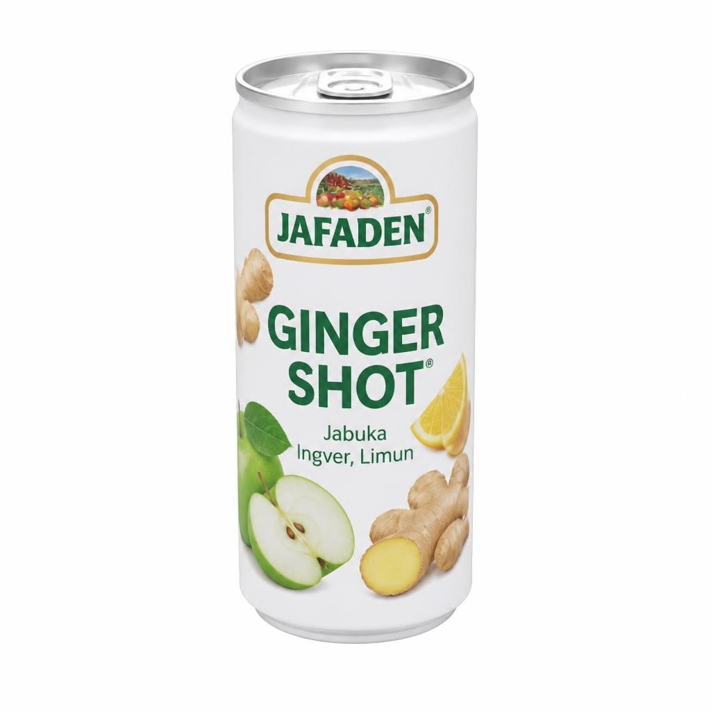 Sok jabolka, ingverja in limone Jafaden Ginger Shot 0,15 l Akcija v trgovini E.Leclerc