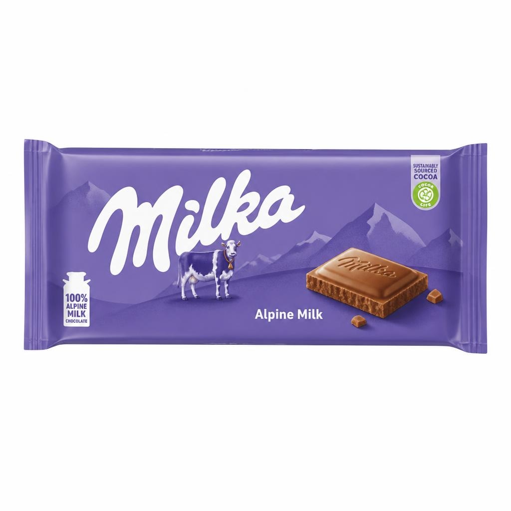 Milka mlečna čokolada 190 g Akcija v trgovini Tuš