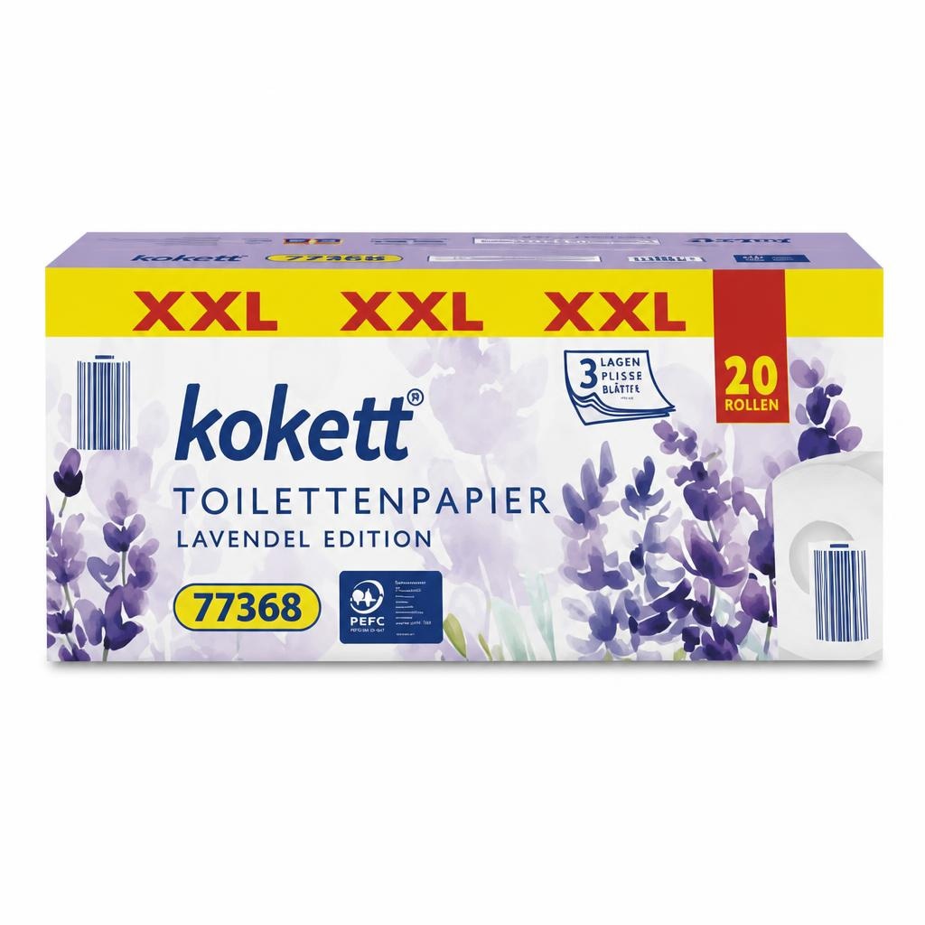 Odišavljen toaletni papir 20 rol KOKETT - Akcija v trgovini Hofer