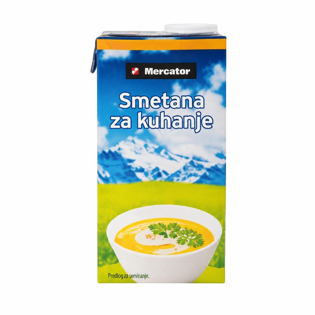 Smetana za kuhanje 500 ml Akcija v trgovini Mercator