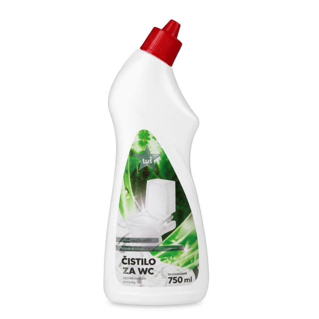 Čistilo za WC alpska svežina, smreka Tuš 750 ml Akcija v trgovini Tuš