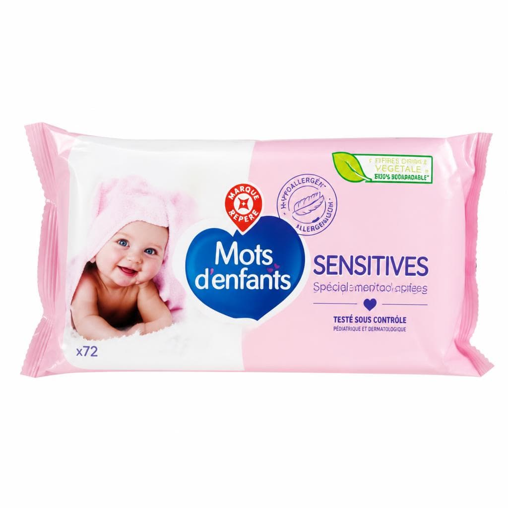 Mots d'enfants otroški vlažni robčki 63/1 Akcija v trgovini E.Leclerc