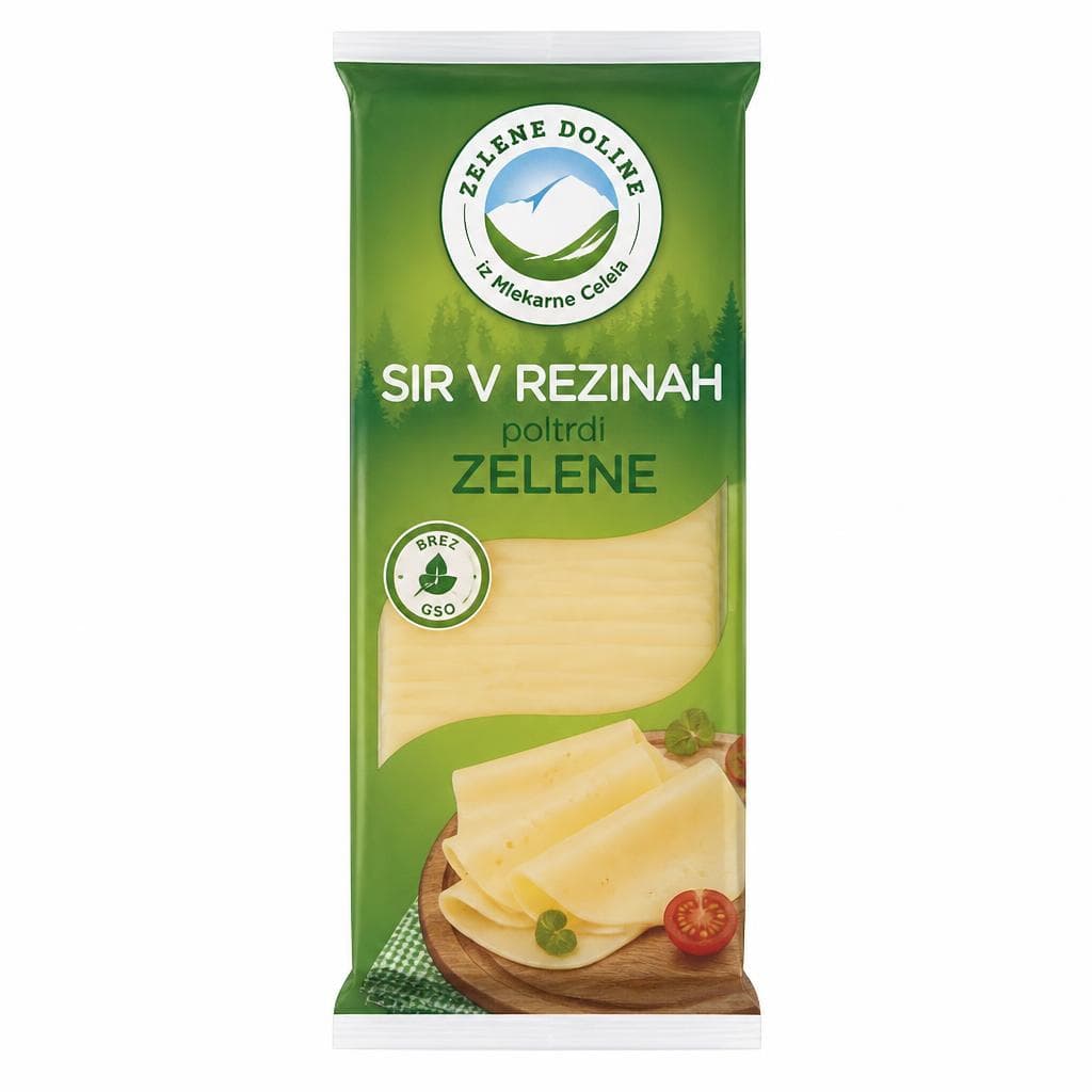 Sir v rezinah Zelene Doline 150 g Akcija v trgovini Tuš
