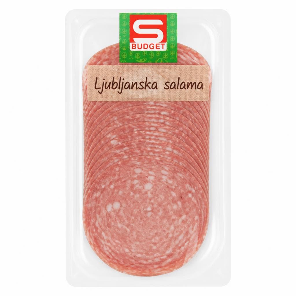 S-Budget ljubljanska salama 150 g Akcija v trgovini Spar