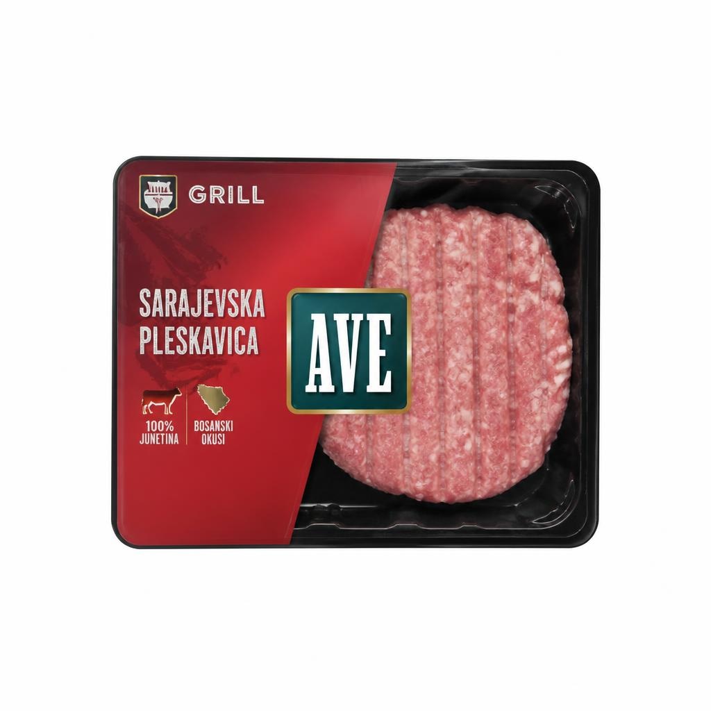 Sarajevska pleskavica 480 g Ave Grill - Akcija v trgovini Spar