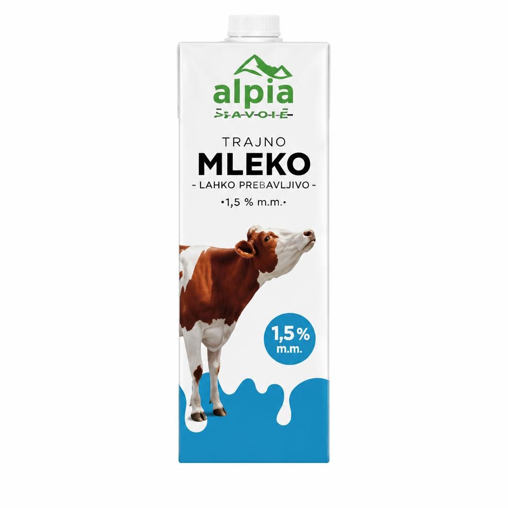 Trajno mleko Alpia 1 L - Akcija v trgovini Jager