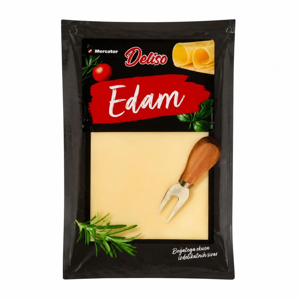 Sir edamec 200 g Deliso Akcija v trgovini Mercator