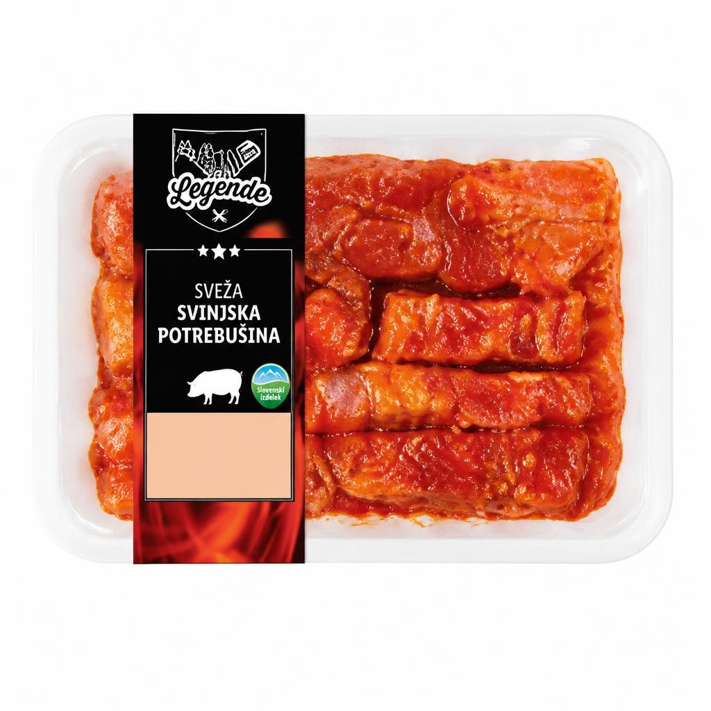 Žar Legende Sveža svinjska potrebušina 480 g - Akcija v trgovini Lidl