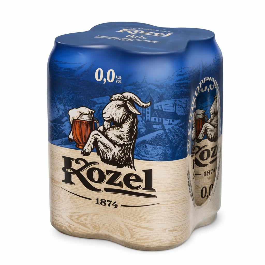 Pivo Kozel 4 x 0,5 l Akcija v trgovini Mercator
