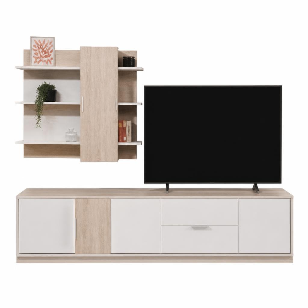 Dnevni regal 238 x 202 x 40 cm time your style Akcija v trgovini Lesnina