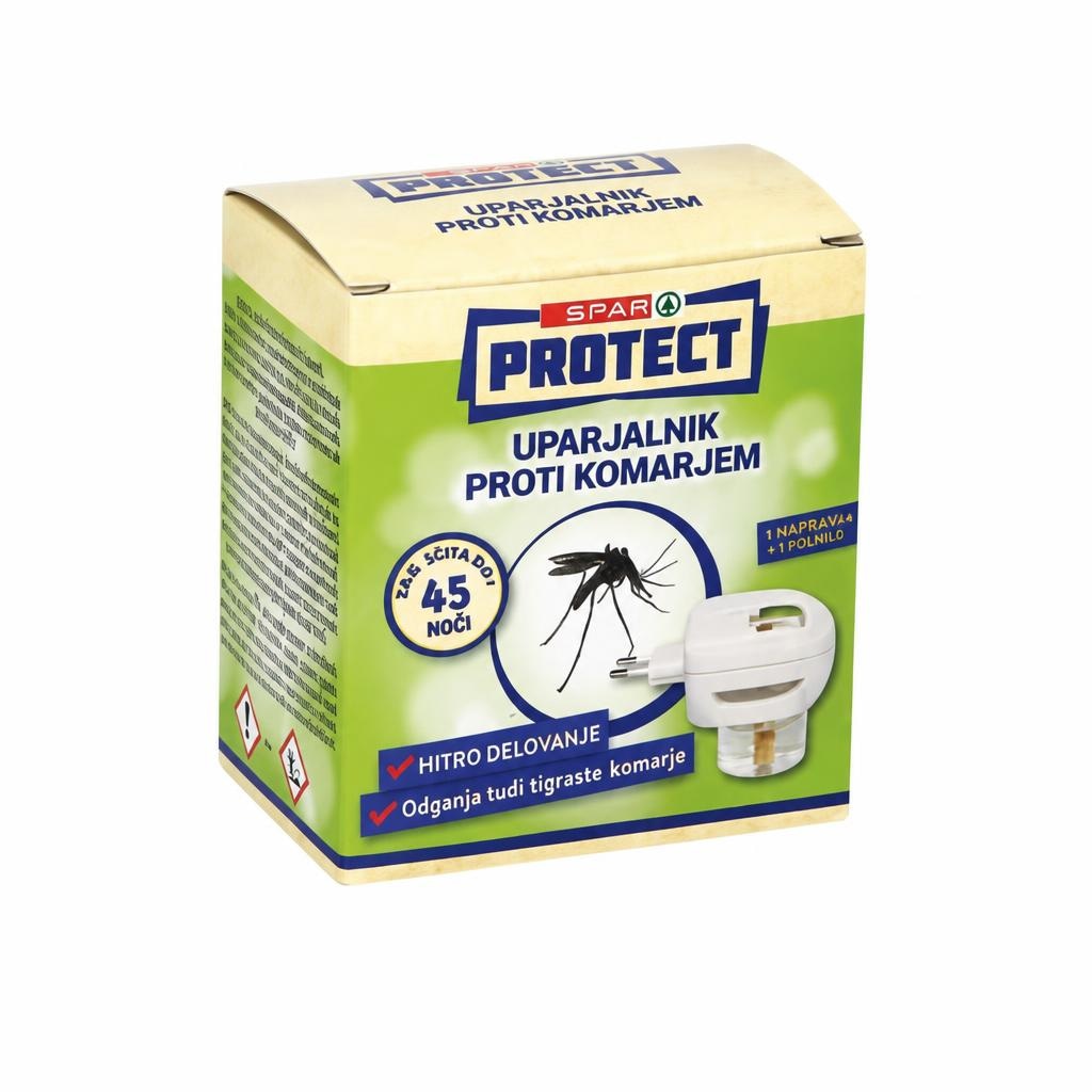 Električni uparjalnik proti komarjem Spar Protect - Akcija v trgovini Spar