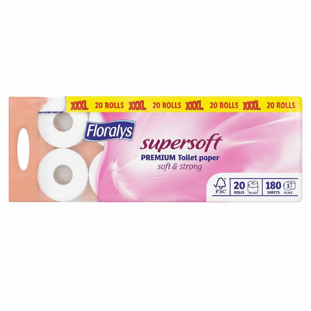 Floralys toaletni papir XXL 20 rolic Akcija v trgovini Lidl