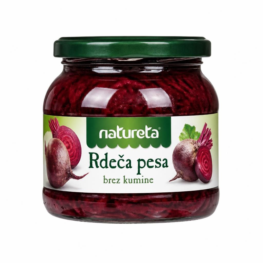 Rdeča pesa Natureta brez kumine 4 x 530 g Akcija v trgovini Mercator