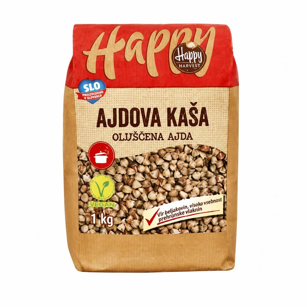 Happy Harvest Ajdova kaša 1 kg - Akcija v trgovini Hofer