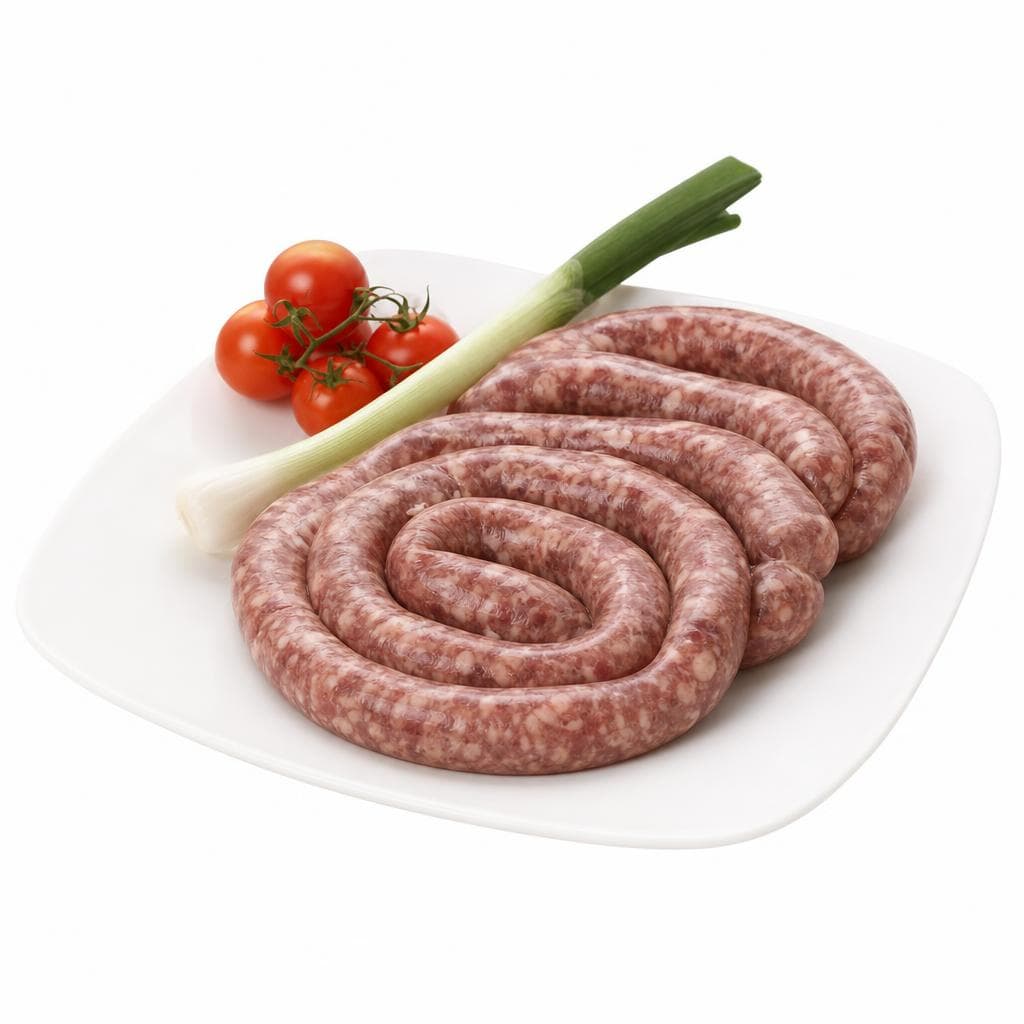 Klobasa za žar 1 kg Akcija v trgovini Tuš