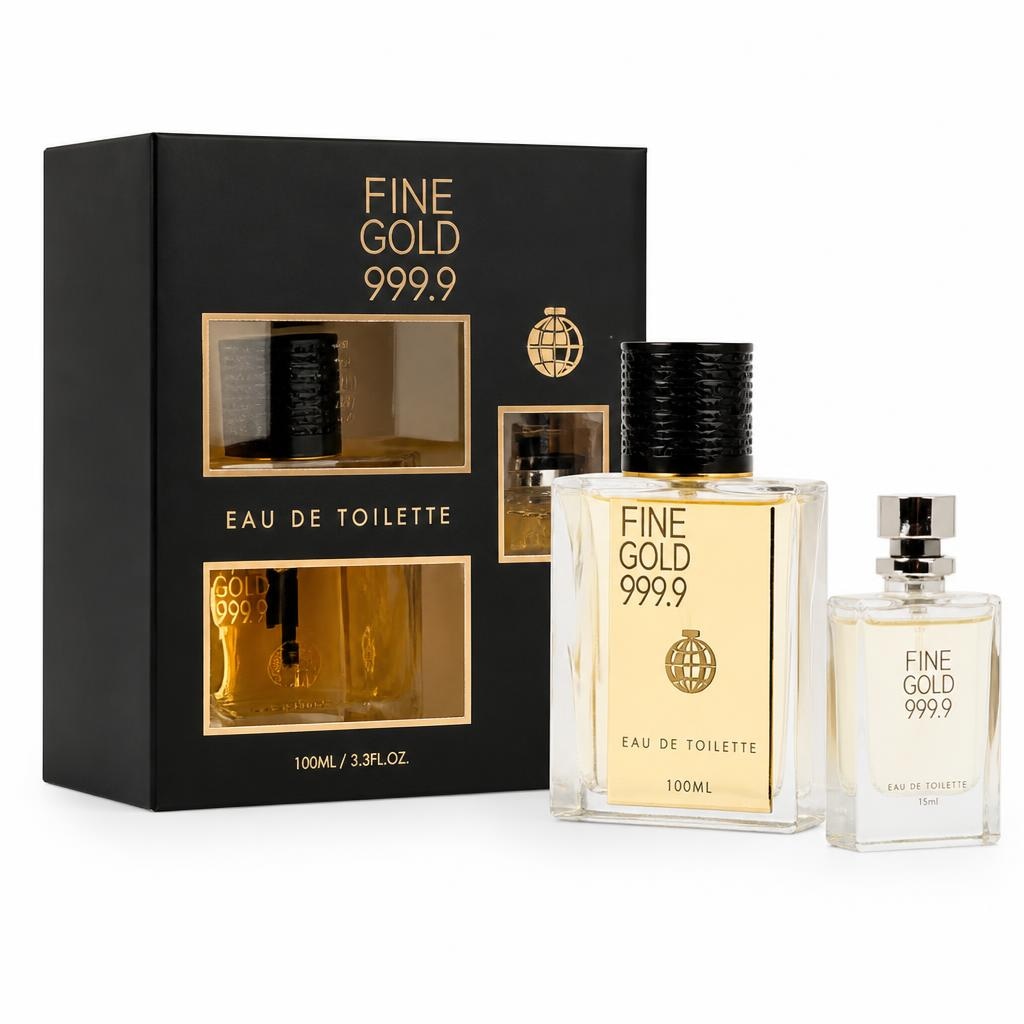 Darilni kompleti parfumska voda 100 ml + 15 ml Fine Gold / Luxée Parfums Akcija v trgovini Tedi