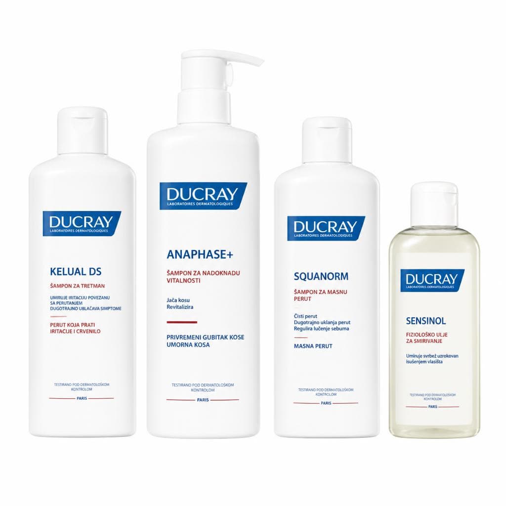 Ducray dermatološki izdelki za nego in umivanje las in lasišča Akcija v trgovini E.Leclerc