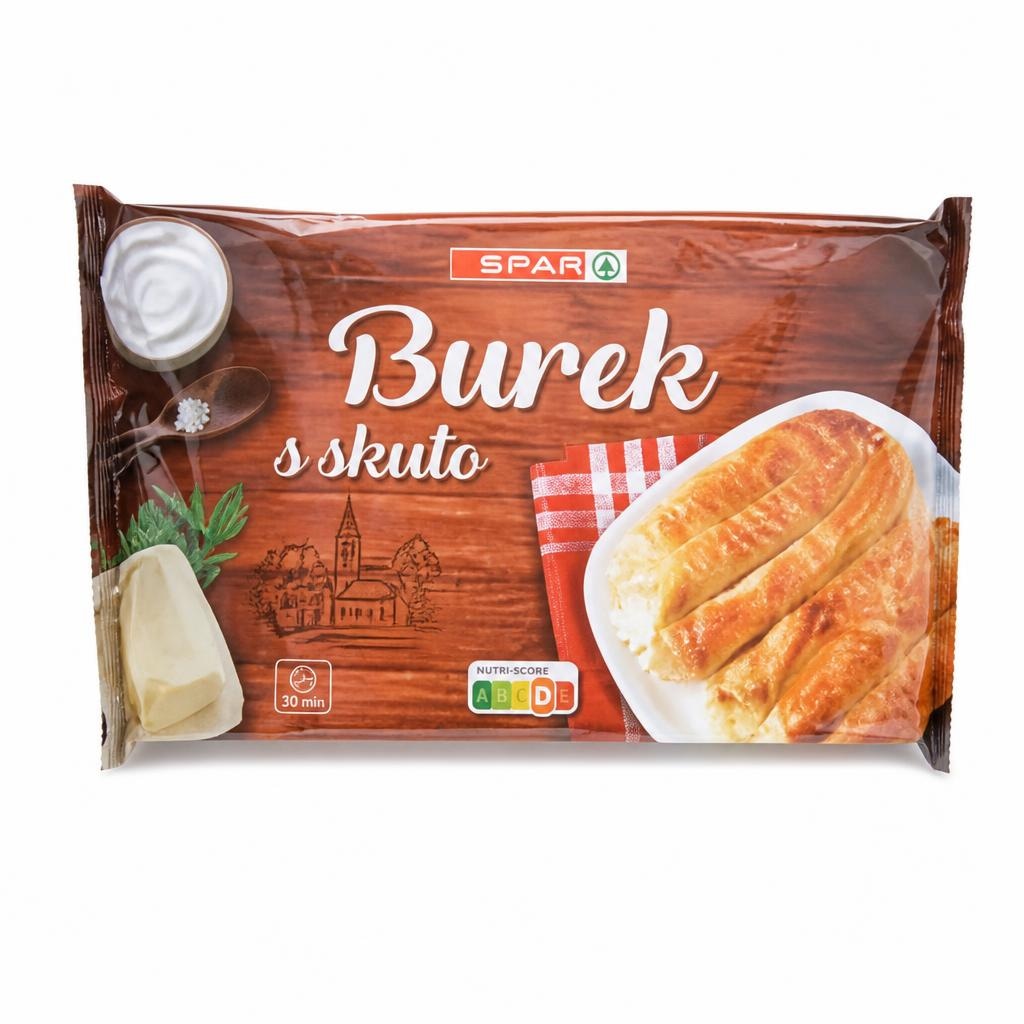 Burek s skuto 780 g SPAR Akcija v trgovini Spar