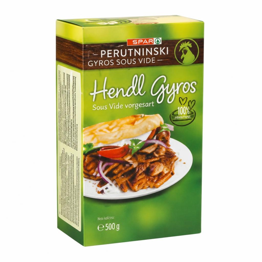 Spar perutninski gyros sous vide 500 g Akcija v trgovini Spar
