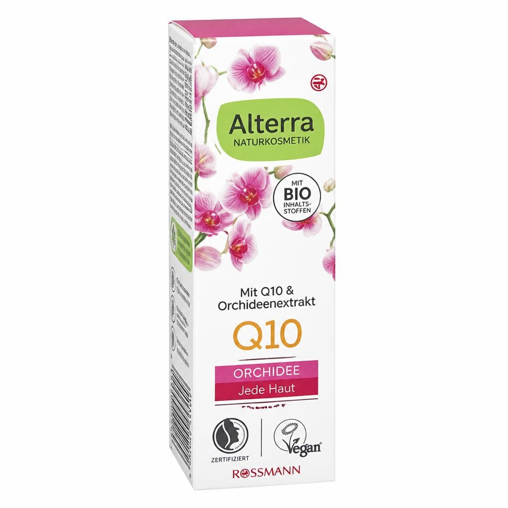 Alterra Krema za obraz Q10 Orhideja 50 ml ali 15 ml Akcija v trgovini Spar