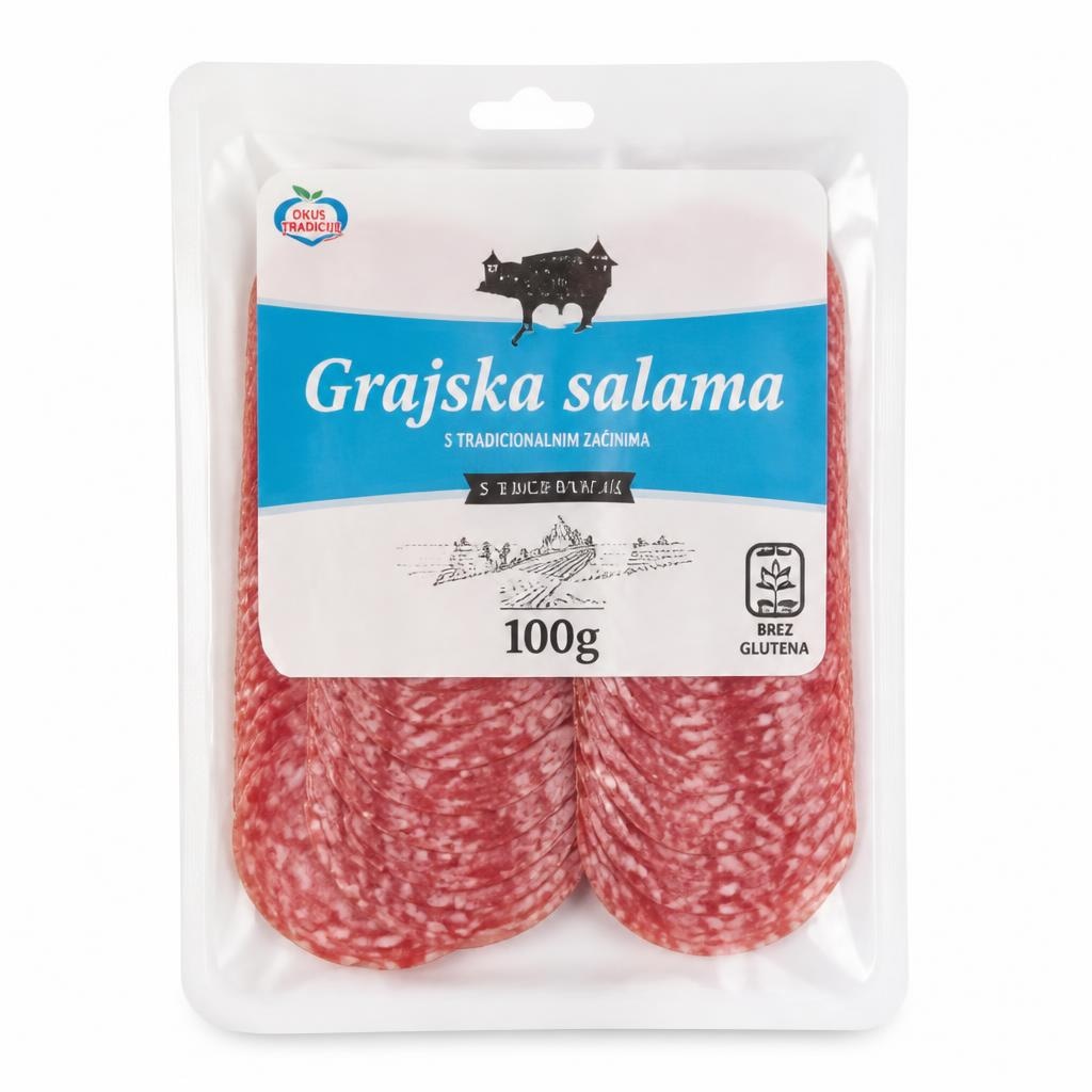 Grajska Salama 100 g Akcija v trgovini Hofer