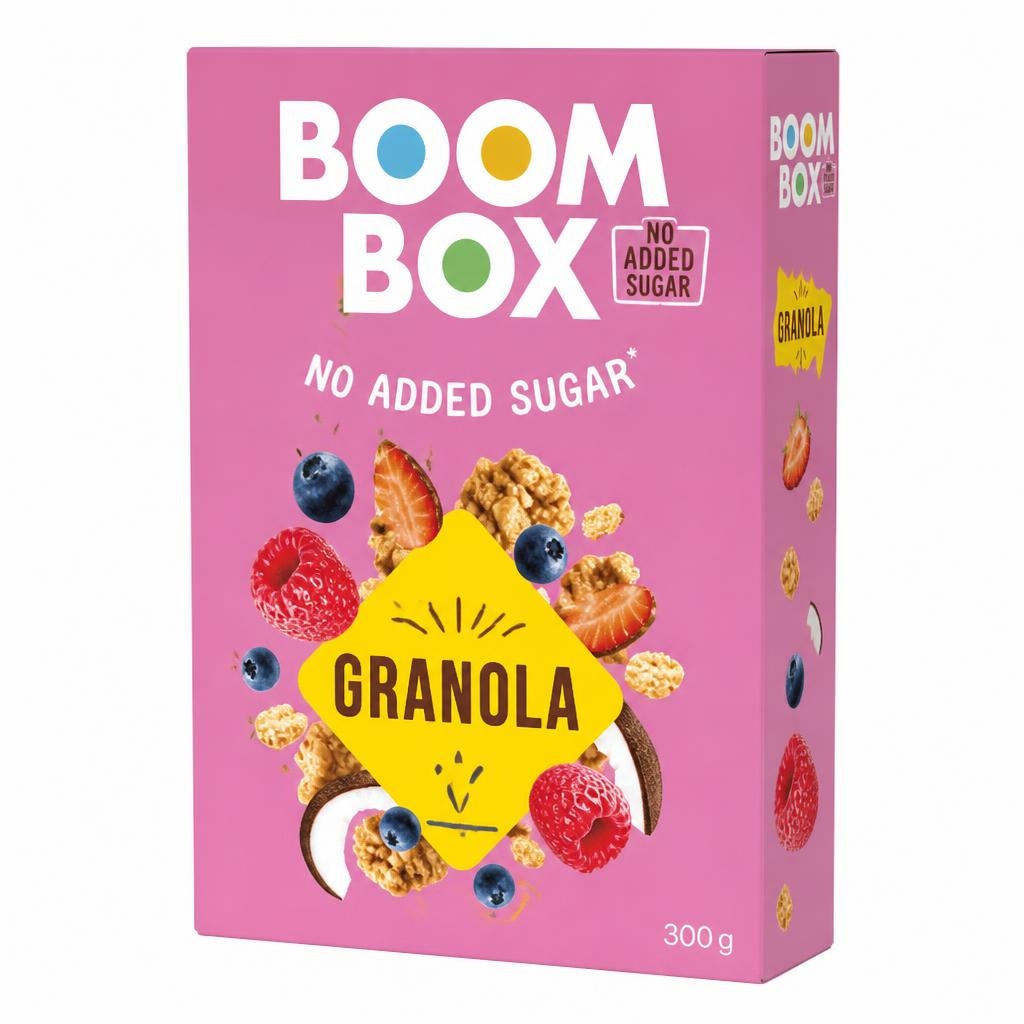 Granola Boom Box 300 g Akcija v trgovini Mercator