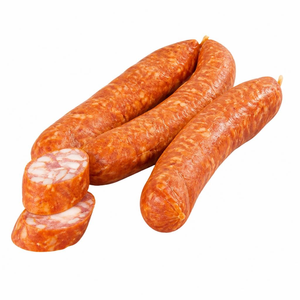 Kranjska klobasa Anton Akcija v trgovini E.Leclerc