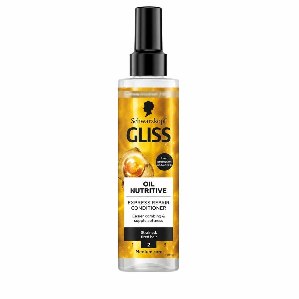 Schwarzkopf Gliss Oil Nutritive Express balzam za lase 200 ml - Akcija v trgovini Dm