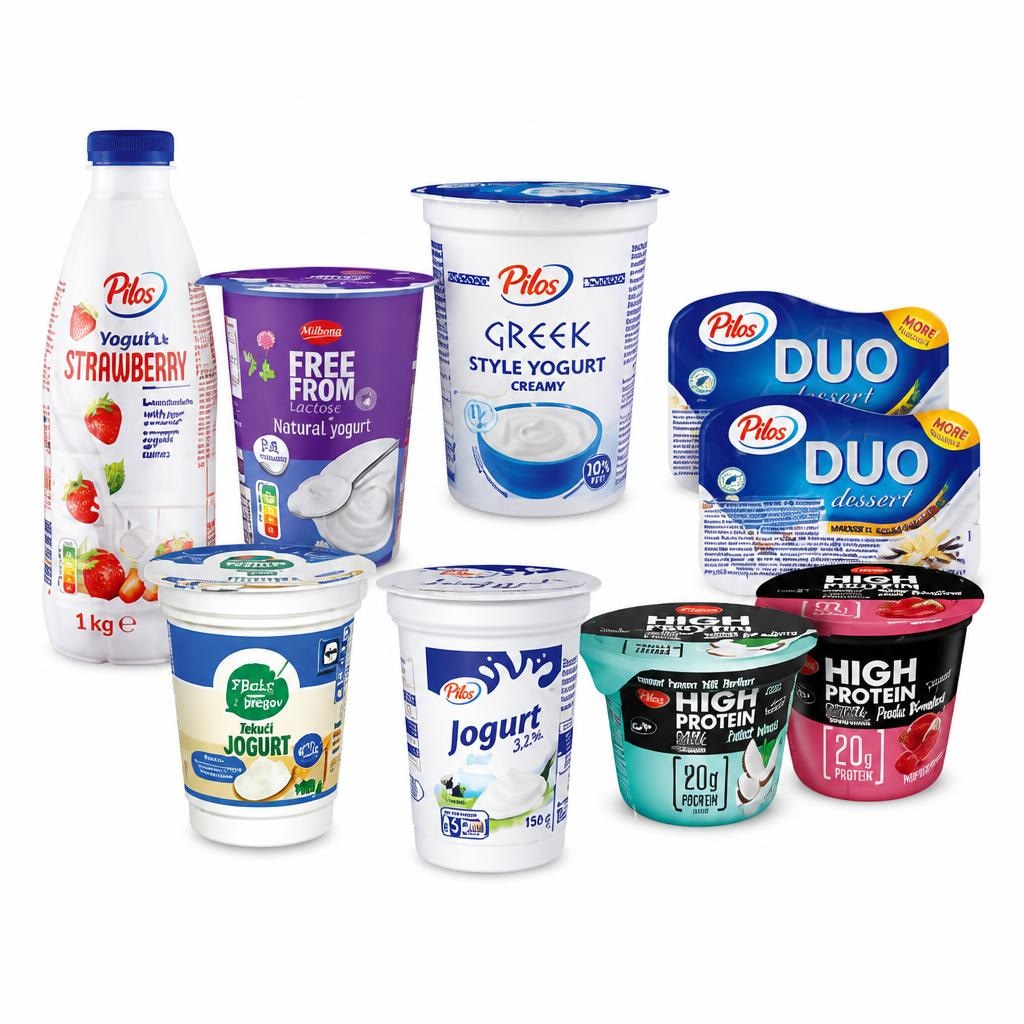 Izbrani jogurti Pilos, Milbona - Akcija v trgovini Lidl