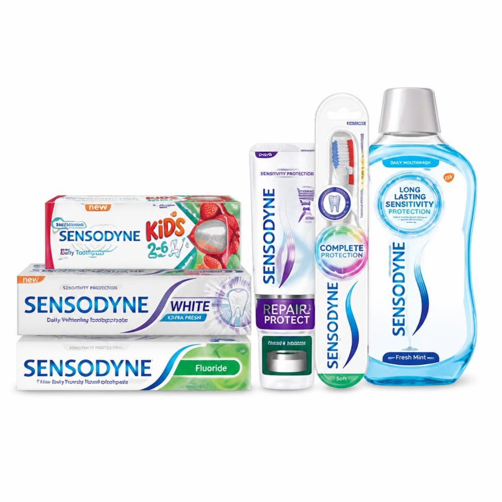 Sensodyne izdelki 75 ml (zobne paste), 500 ml (ustna voda) Akcija v trgovini Tuš