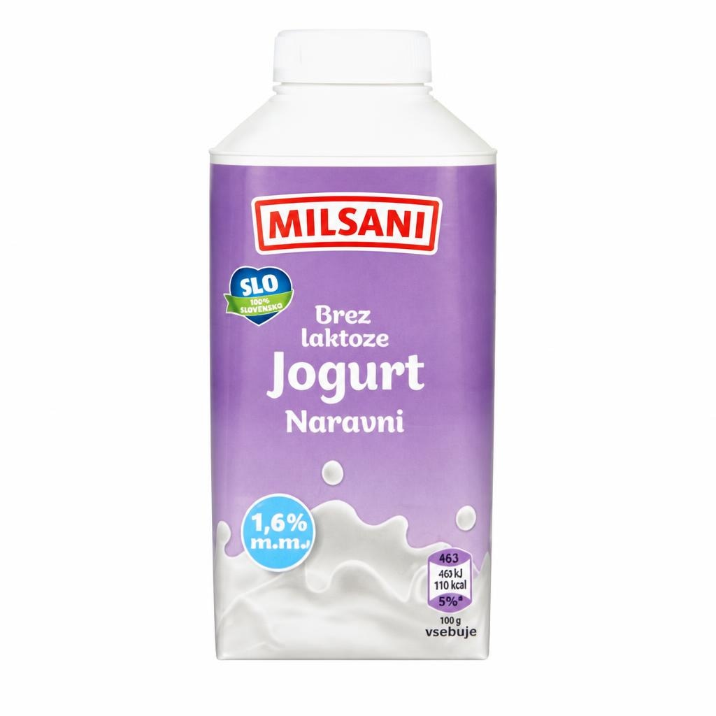 Milsani Naravni tekoči jogurt 500 g Akcija v trgovini Hofer