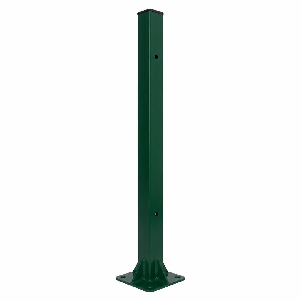 Stebriček kvadratni zelen s podstavkom 110 cm Akcija v trgovini Jager