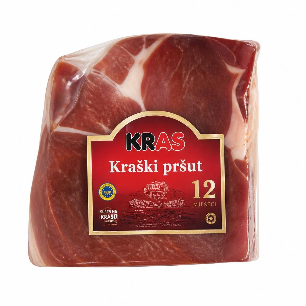 Kraški pršut Kras v kosu Akcija v trgovini E.Leclerc