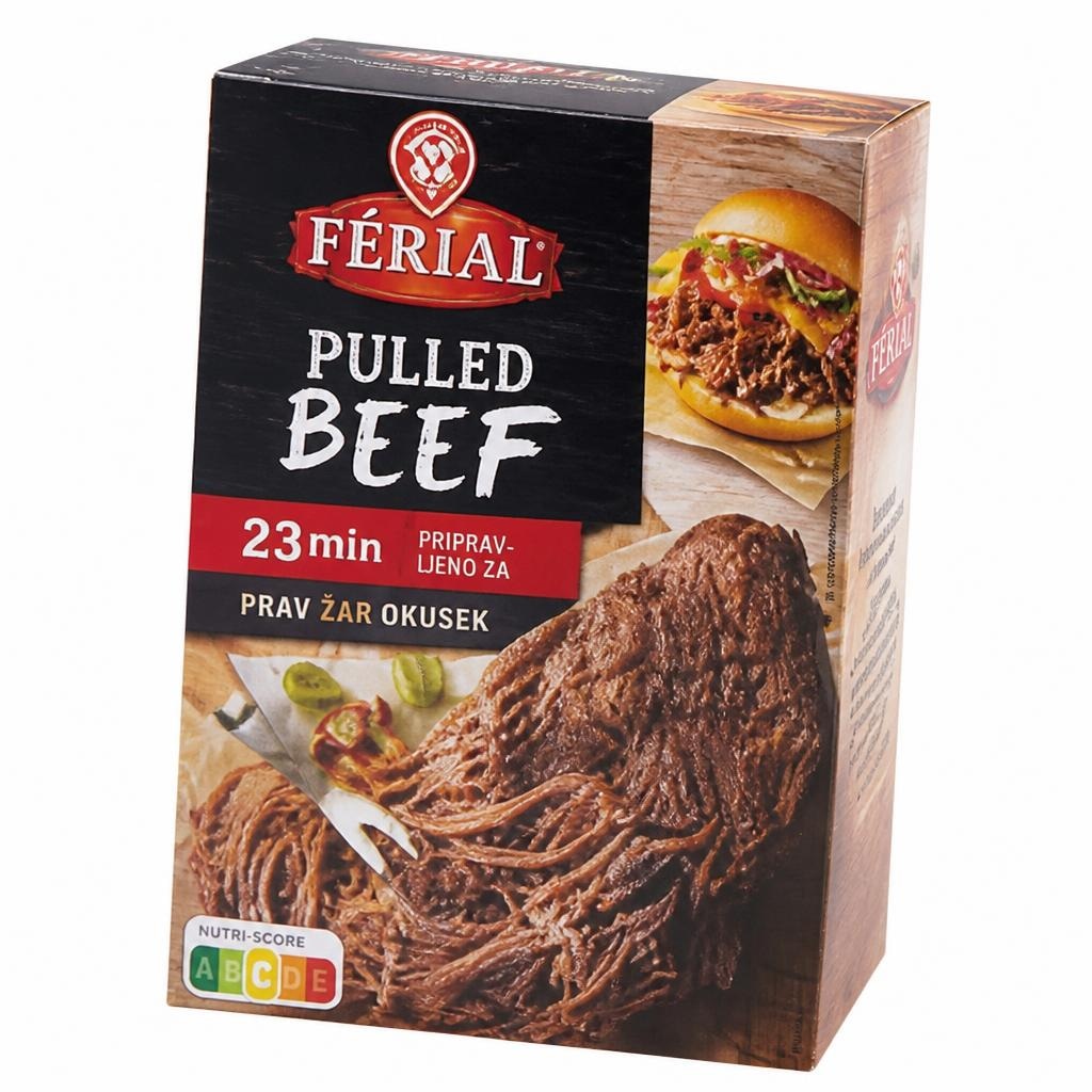 Férial natrgana govedina 400 g Akcija v trgovini E.Leclerc
