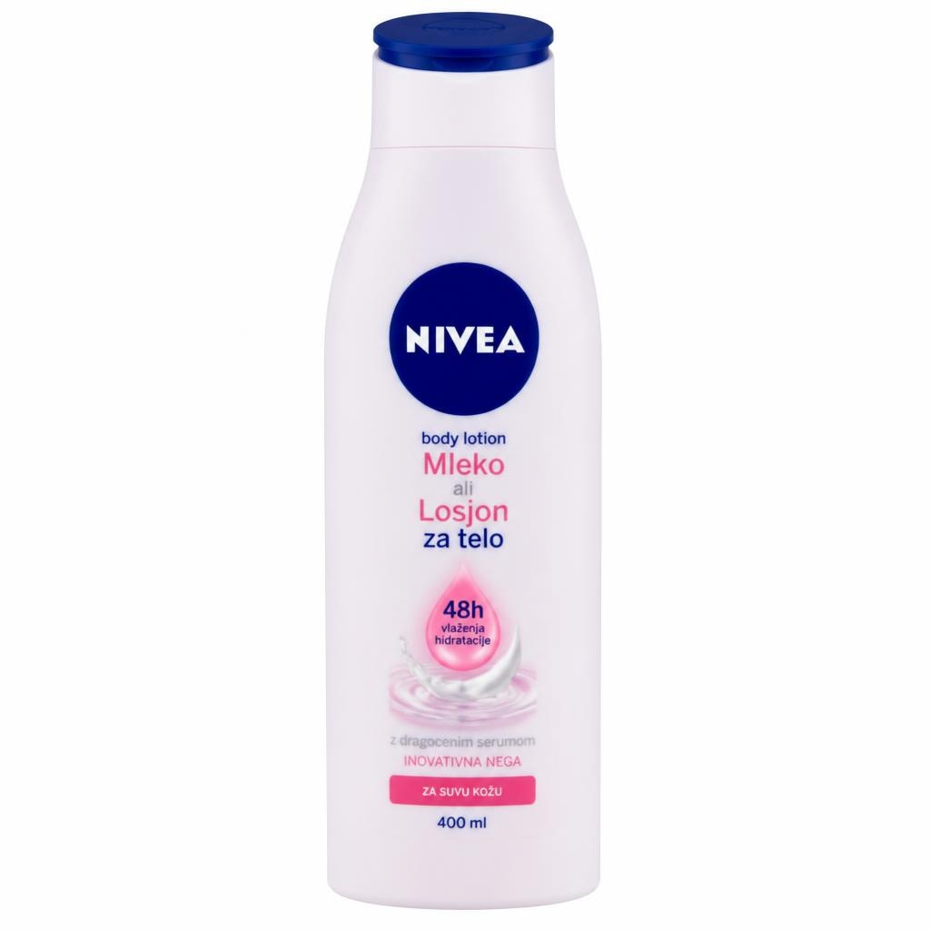 Mleko ali losjon za telo Nivea 400 ml Akcija v trgovini E.Leclerc